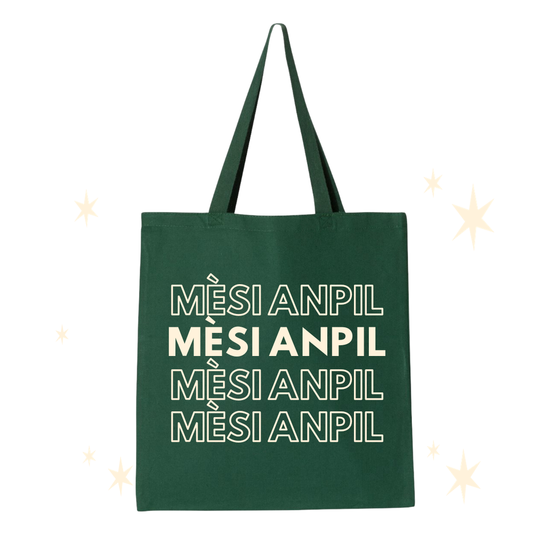 Mèsi Anpil Tote Bag